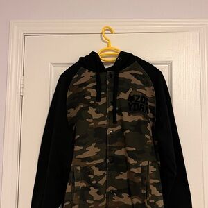 Zoo York Black and Camo Jacket